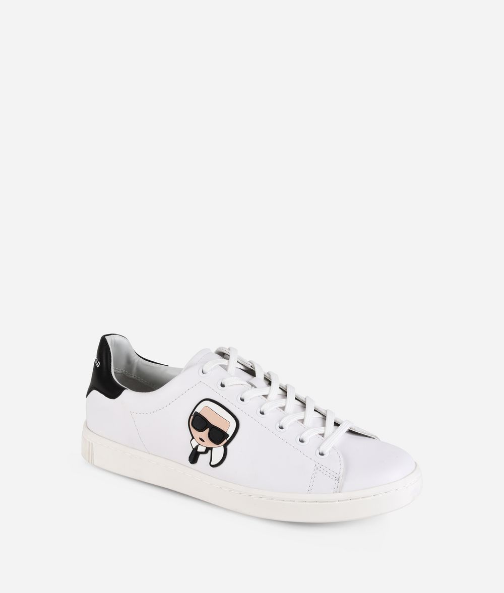 KARL LAGERFELD Kourt Karl Ikonik Lo Lace Sneakers E f