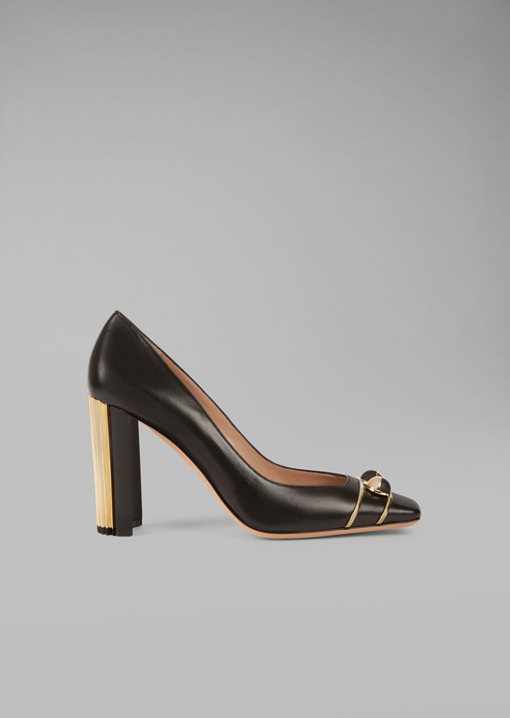 Pelle Court scarpe With Square Toe Donna Giorgio Armani Pelle Court scarpe Toe With Square Toe scarpe Donna Giorgio Armani da1841