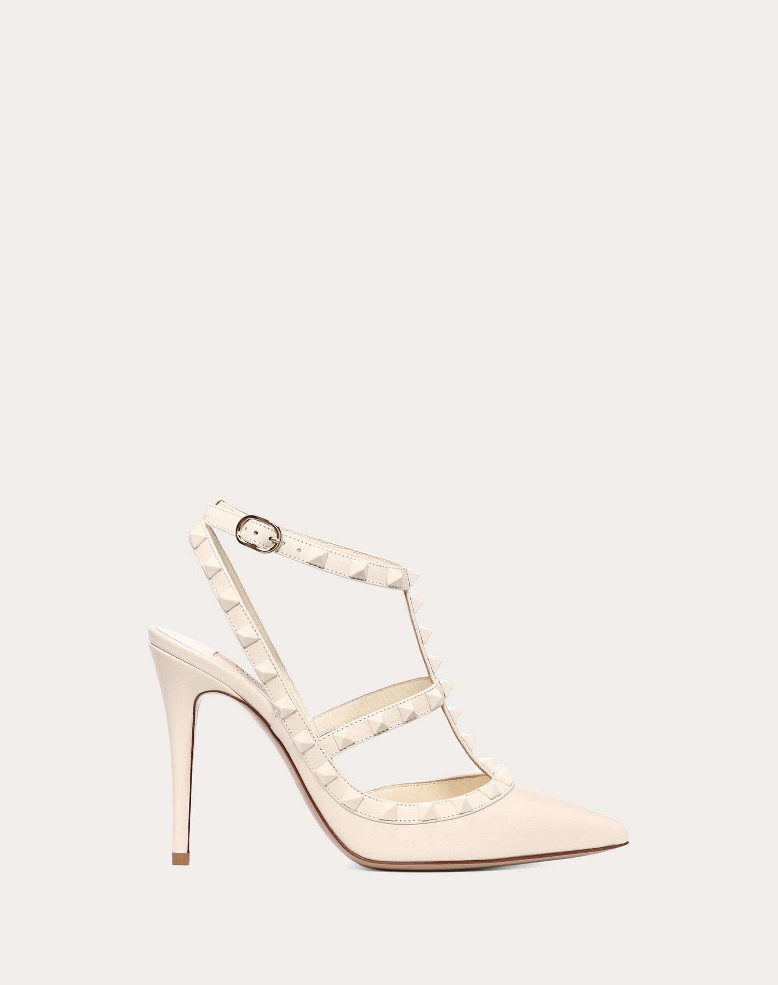 valentino rockstud 100 ankle strap heels