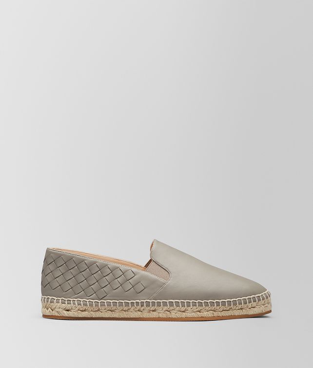 BOTTEGA VENETA DARK CEMENT INTRECCIATO NAPPA GALA ESPADRILLE Espadrilles Woman fp