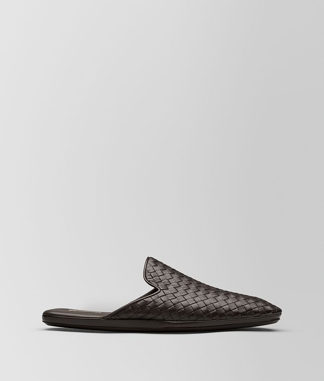BOTTEGA VENETA SLIPPER FIANDRA IN INTRECCIATO VITELLO ESPRESSO Slipper e mocassini Uomo fp
