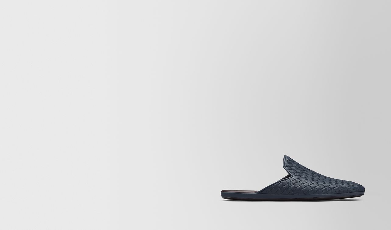denim intrecciato calf fiandra slipper landing