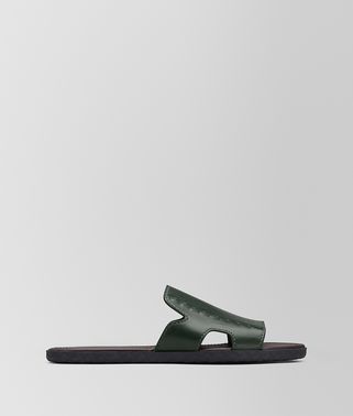DARK MOSS CALF PLAGE SANDAL
