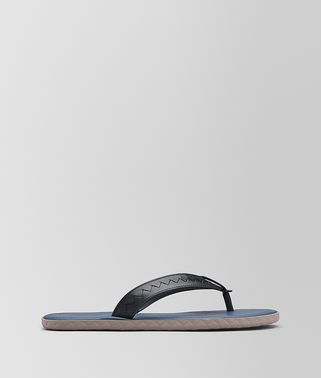 DARK NAVY CALF PLAGE THONG