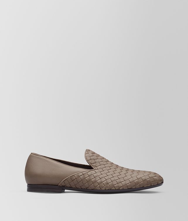 BOTTEGA VENETA LIMESTONE INTRECCIATO CALF FIANDRA MID SLIPPER Slippers and Loafers Man fp