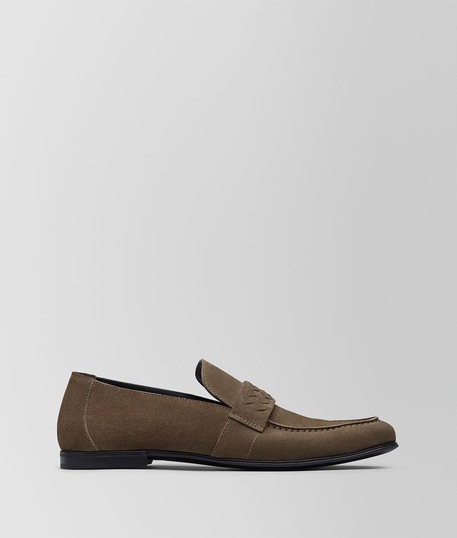 BOTTEGA VENETA STEEL SUEDE BV SUNDAY MOCASSIN Slippers and Loafers Man fp