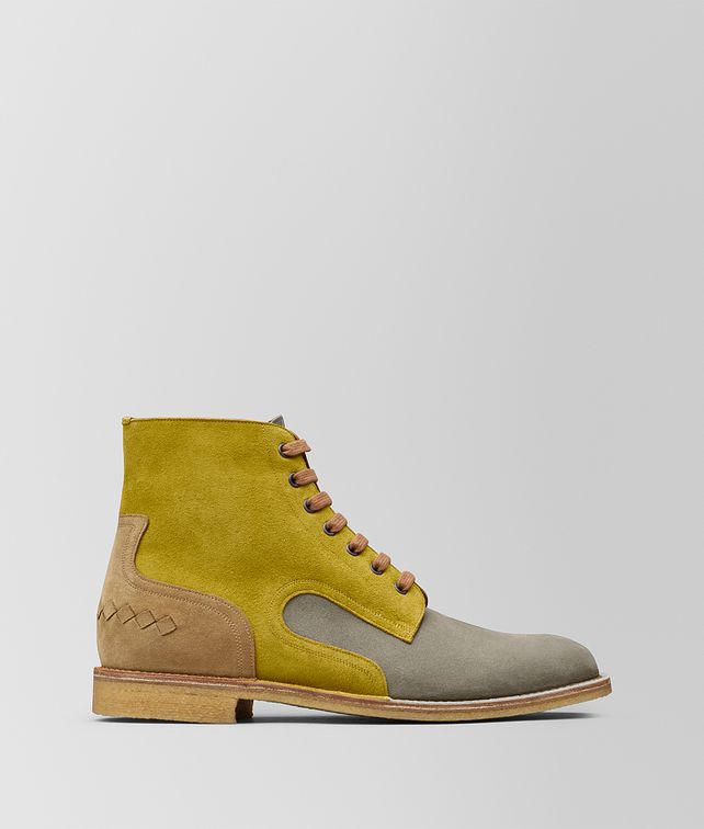 BOTTEGA VENETA MULTICOLOR SUEDE VOORTREKKING BOOT Boots Man fp