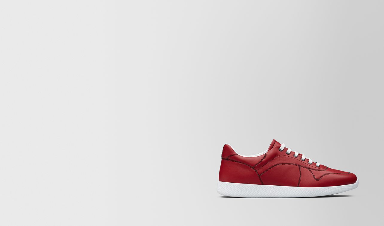 china red calf bv lithe sneaker landing