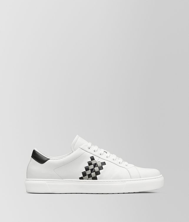 BOTTEGA VENETA BV CHEQUER SNEAKER IN CALF LEATHER Trainers Man fp