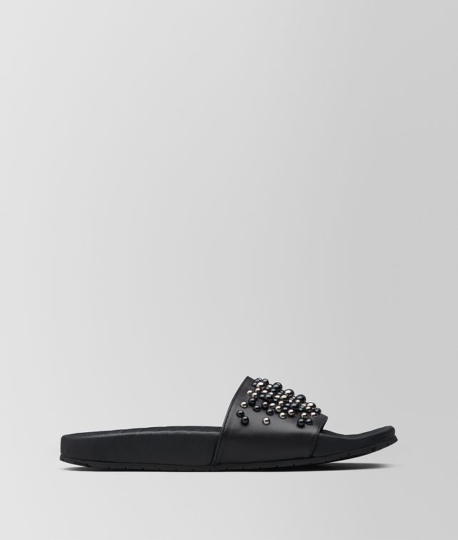 BOTTEGA VENETA NERO NAPPA LAKE SANDAL Sandals Woman fp