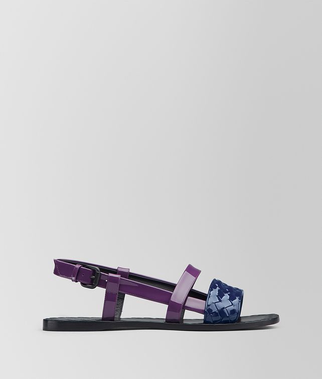 BOTTEGA VENETA ATLANTIC PATENT CALF RAVELLO SANDAL Sandals Woman fp