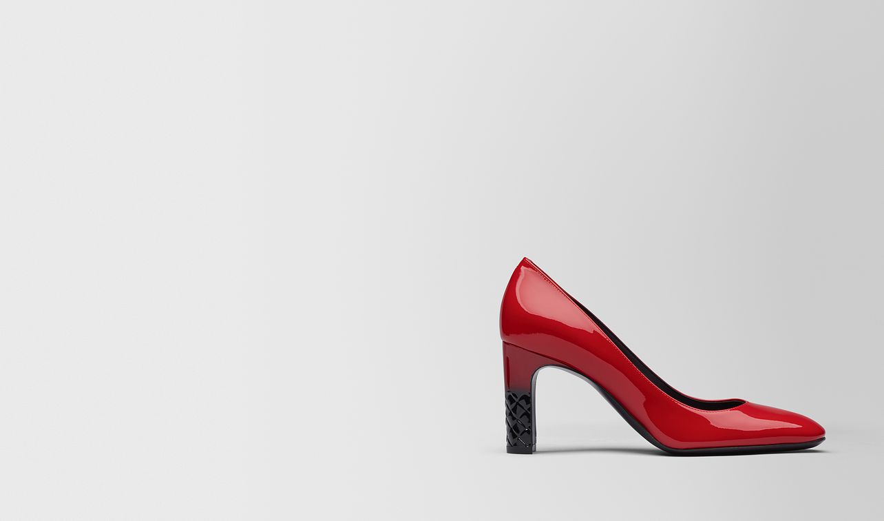 china red patent calf isabella pump landing