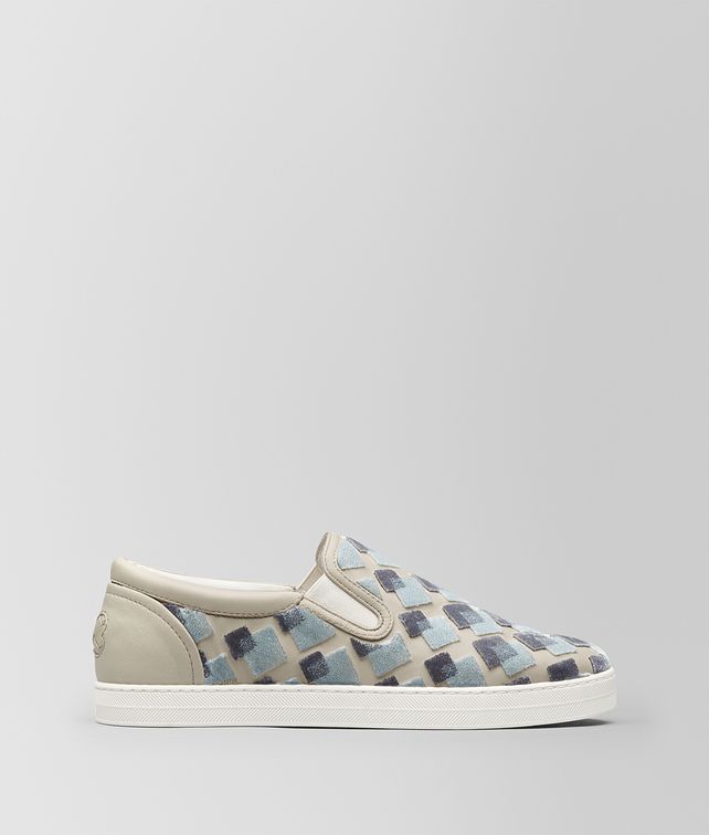 BOTTEGA VENETA CEMENT NAPPA/VELVET DODGER SNEAKER Trainers Woman fp