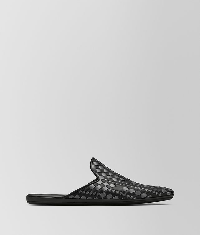 BOTTEGA VENETA NERO CALF FIANDRA SLIPPER Slippers and Loafers Man fp