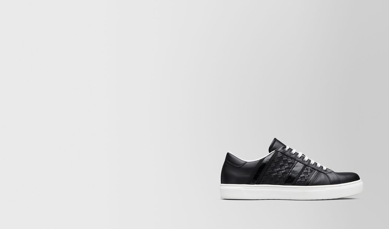 nero calf bv tech stripe sneaker landing