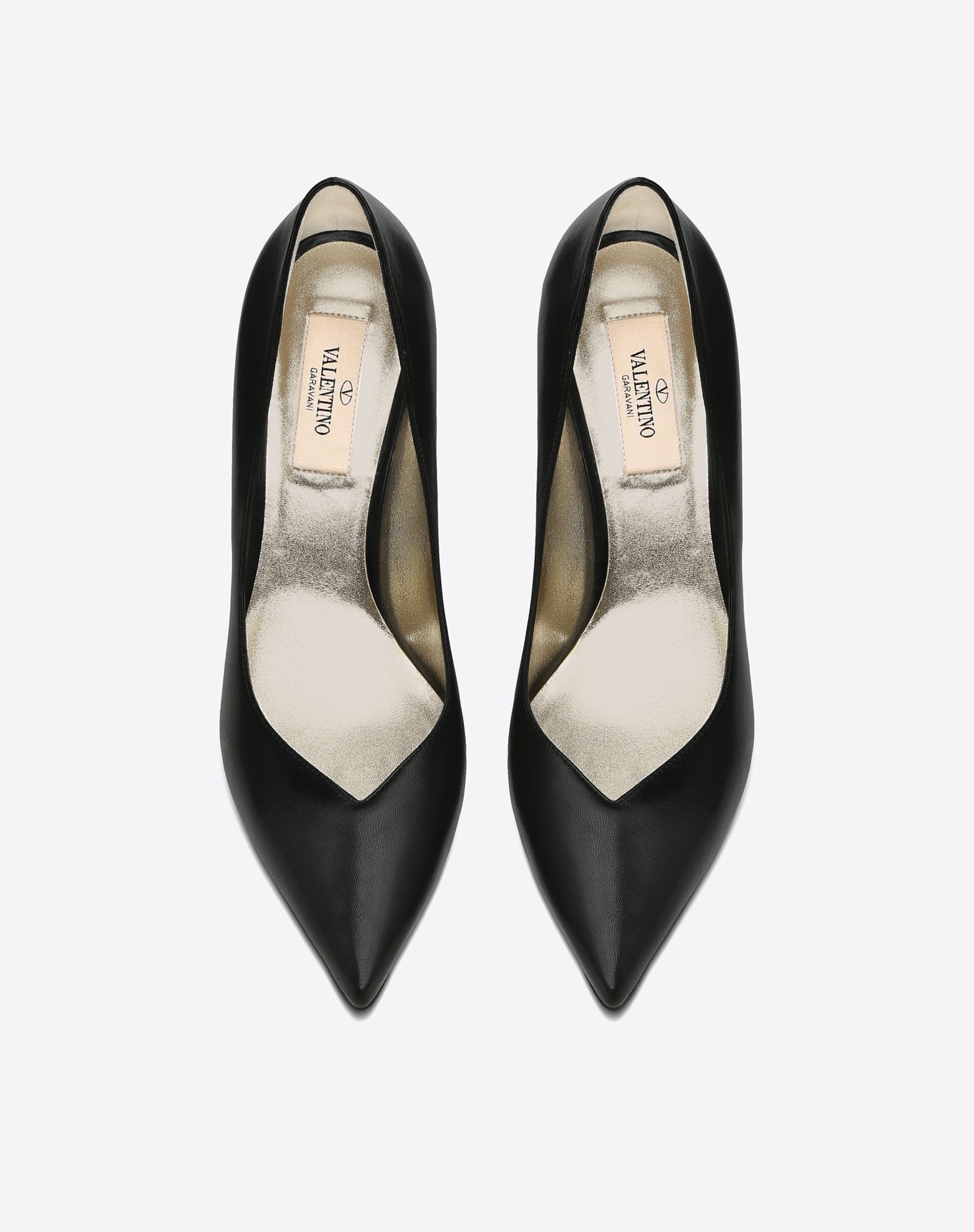 valentino garavani pumps with heart-shaped vamp high heel pumps