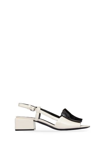 Marni Nappa calfskin sandal with resin detail Woman