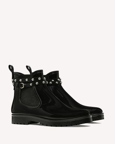 REDValentino METAL DOT ANKLE WELLINGTON BOOT