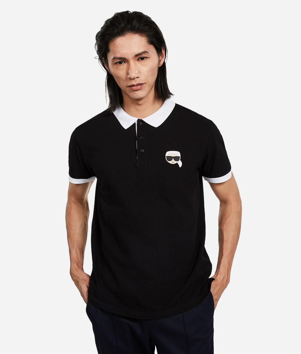 KARL LAGERFELD Karl Ikonik polo T-shirt Homme f