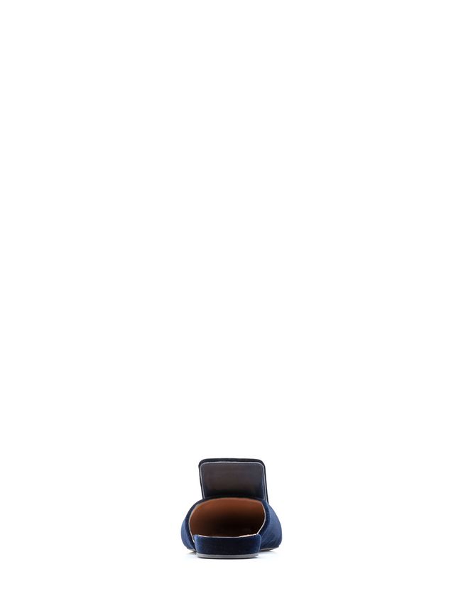 Sabot Marni Velvet mule with square appliqué Woman