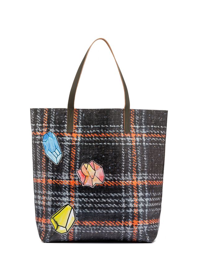 Handbag Marni Tote bag in PVC with alchemy print by Frank Navin Man