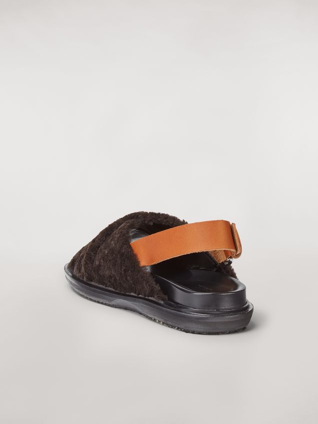 Fussbett Marni Fussbett in brown sheared merino Woman
