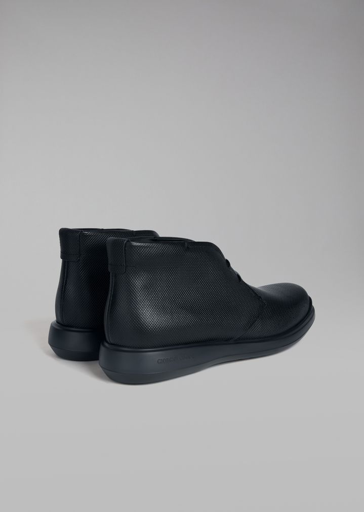 Printed calfskin leather desert boot Printed calfskin leather desert boot