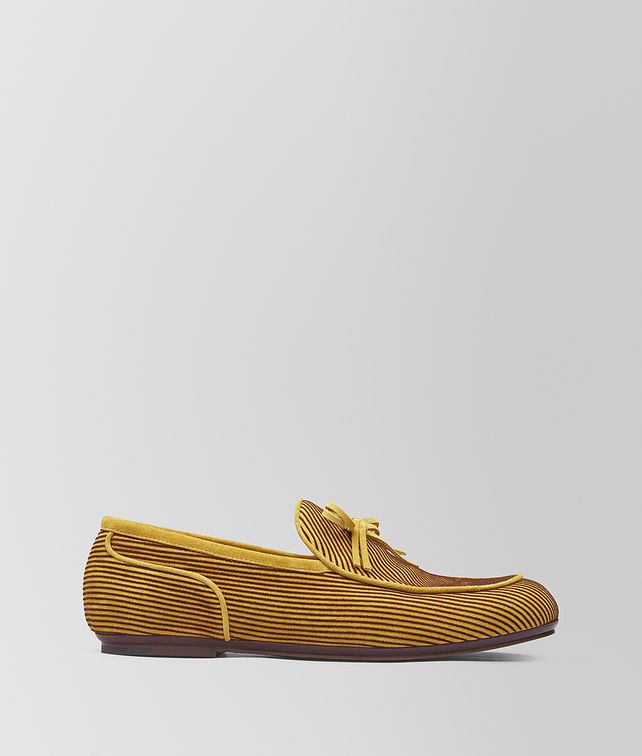 BOTTEGA VENETA DARK CHAMOMILE SUEDE BV TRINITY LOAFER Slippers and Loafers Man fp