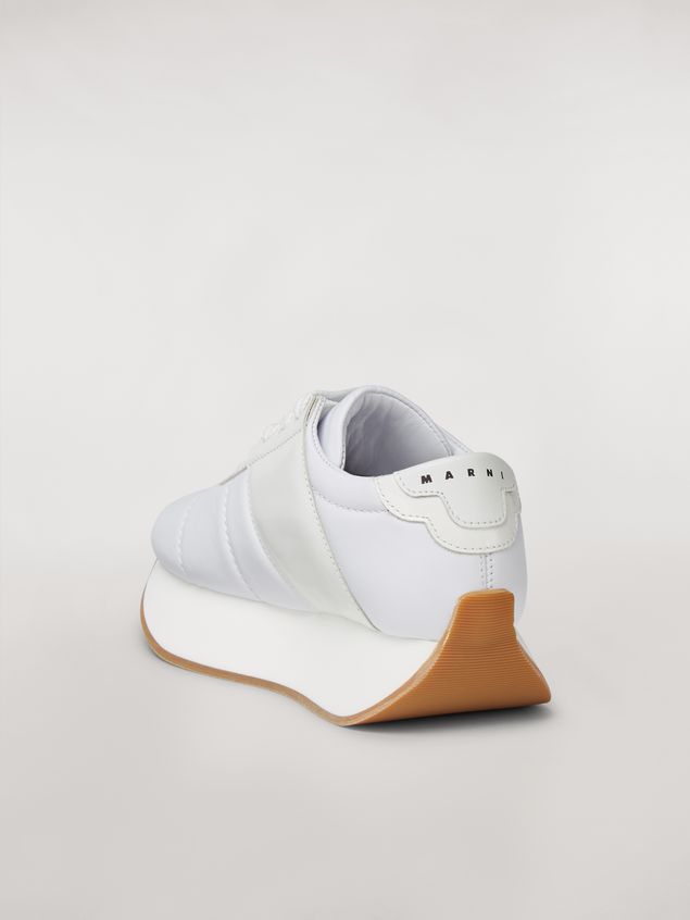 Sneakers Marni Marni BIG FOOT sneaker in white calfskin Woman