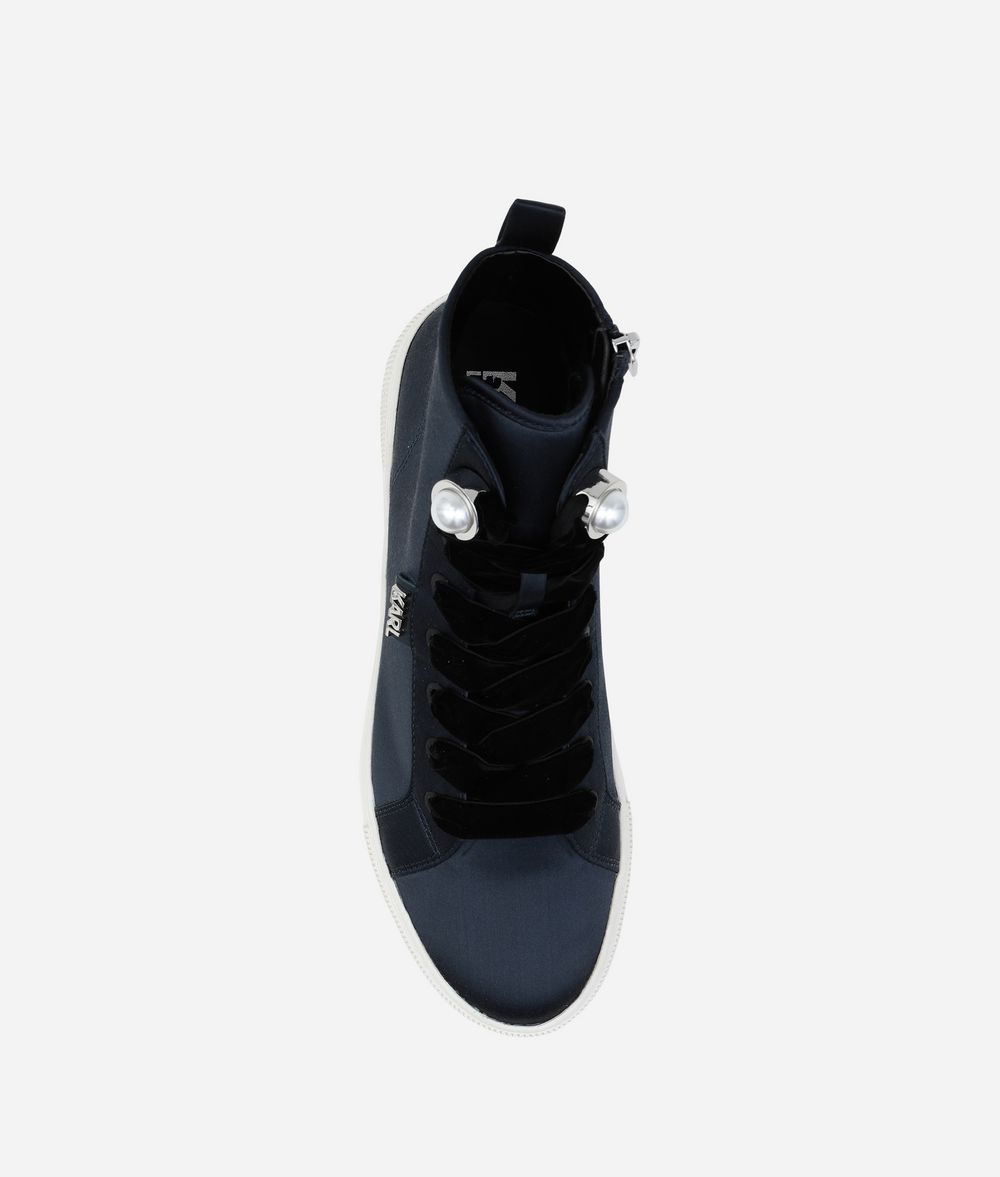 KARL LAGERFELD LUXOR HIGH-TOP SNEAKERS Sneakers Woman d