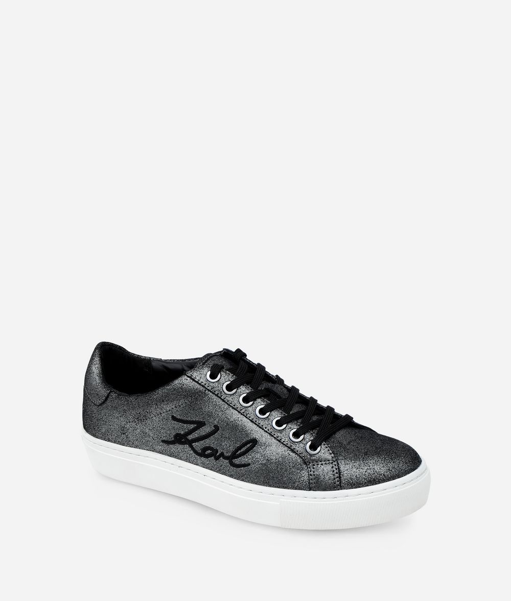 KARL LAGERFELD KUPSOLE SIGNATURE SNEAKER Sneakers Woman f