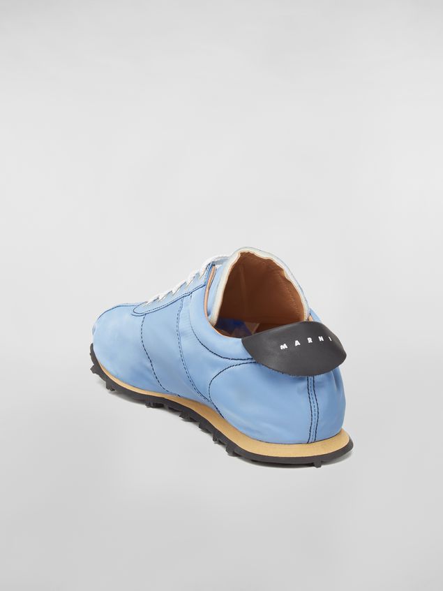 Sneakers Marni Sneaker in techno jersey blue Man