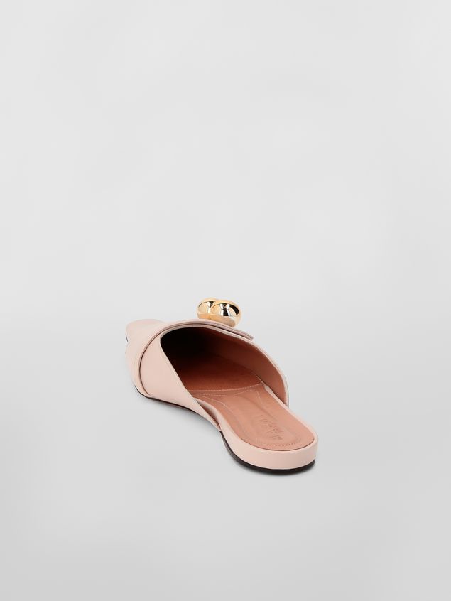 Sabot Marni Mule in tan lambskin Woman