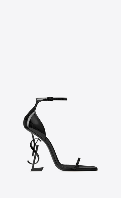 ysl heels with ysl logo