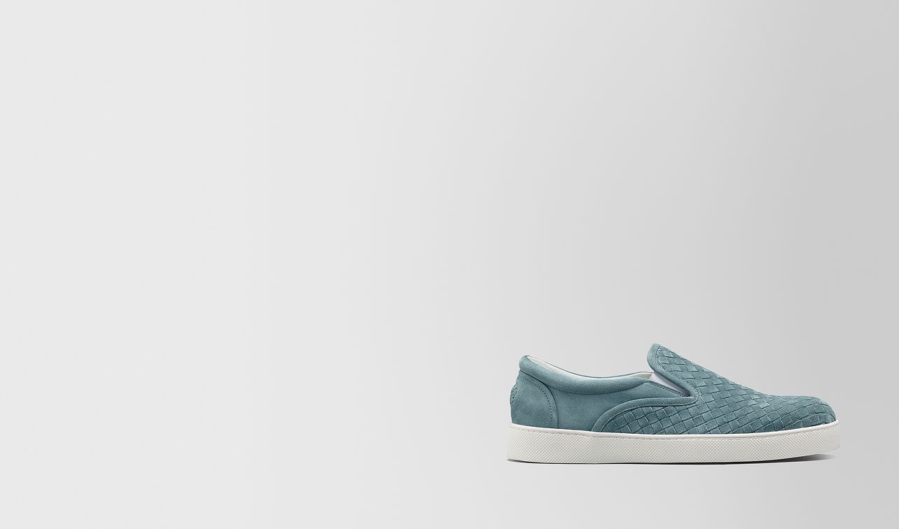 dodger sneaker in intrecciato suede landing