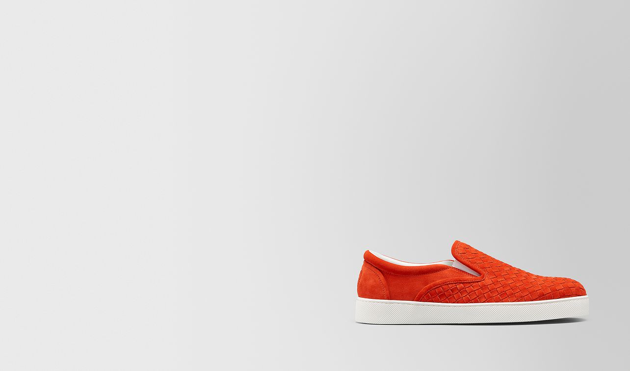 dodger sneaker in intrecciato suede landing