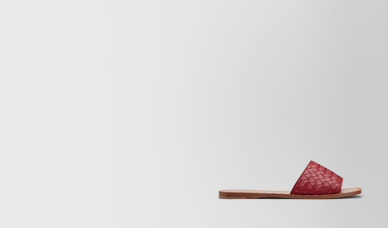 ravello sandal in intrecciato nappa landing
