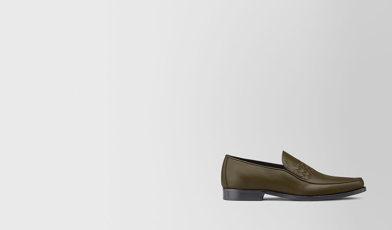 chet loafer in intrecciato calf landing