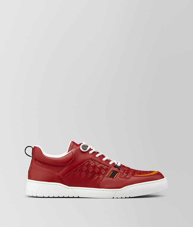 BOTTEGA VENETA HEEZE SNEAKER IN INTRECCIATO CALF LEATHER Trainers Man fp