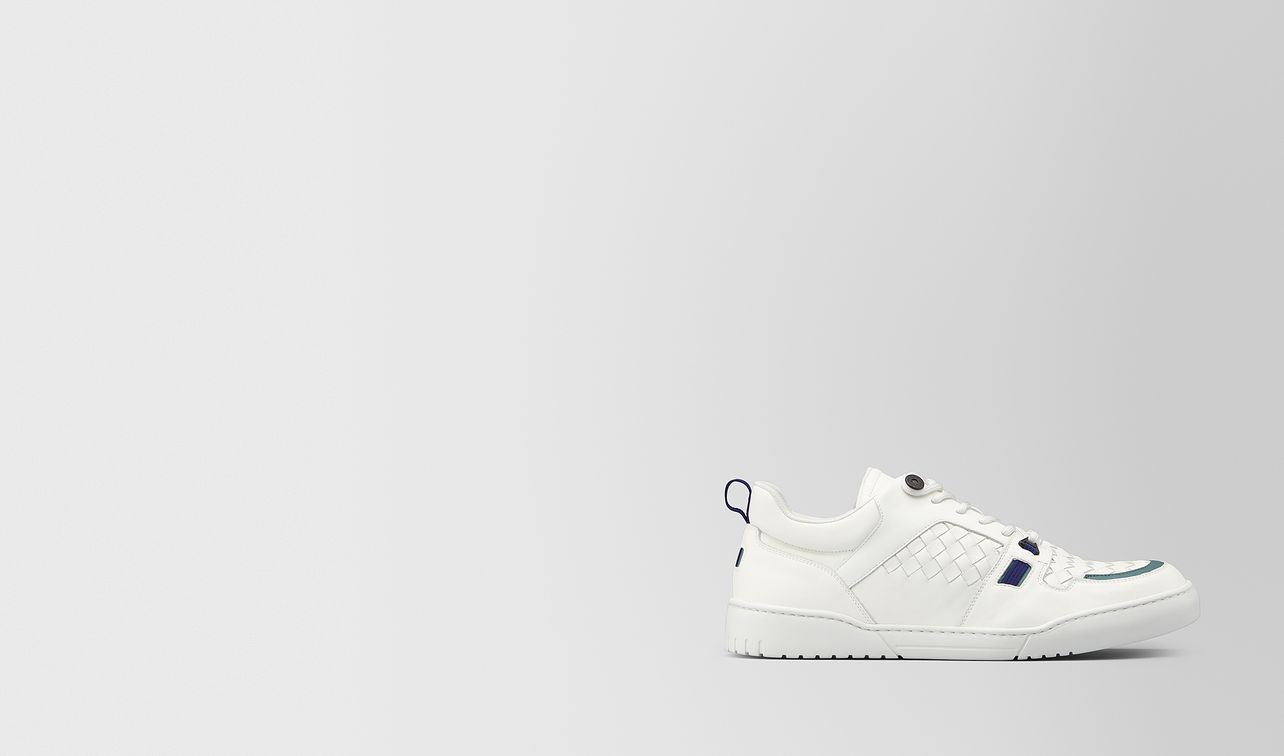 heeze sneaker in intrecciato calf leather landing