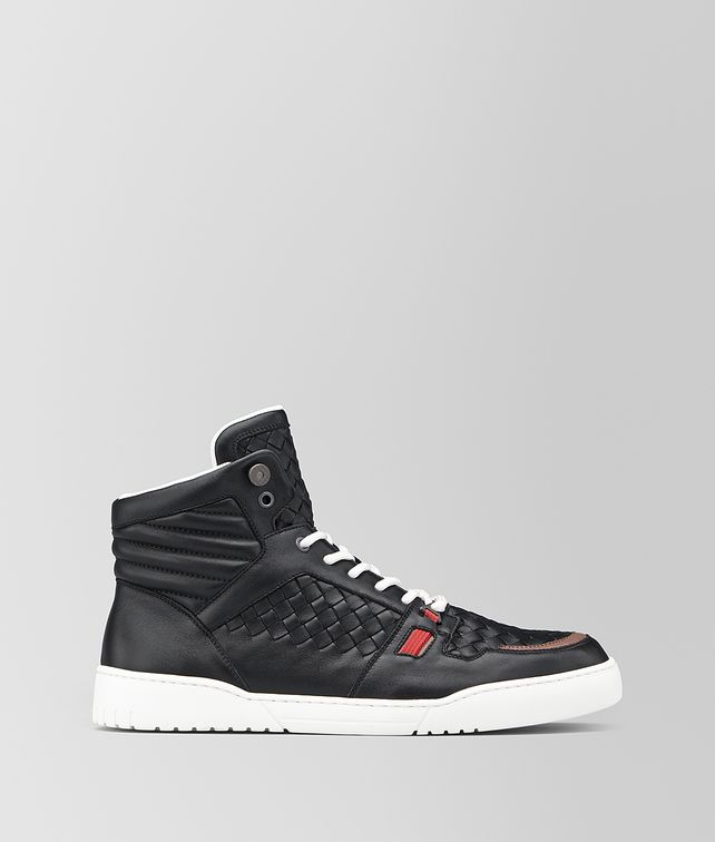 BOTTEGA VENETA HEEZE MID SNEAKER IN INTRECCIATO CALF Sneakers Man fp