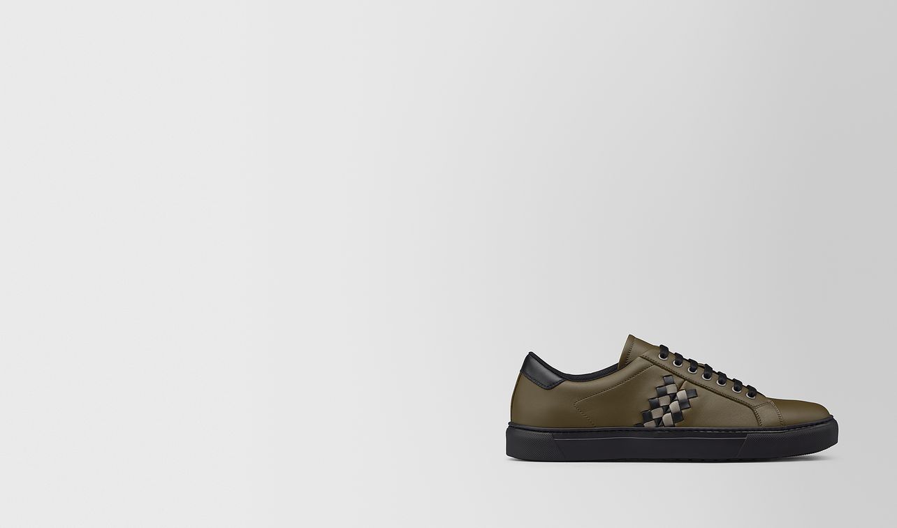 bv checker sneaker in calf landing