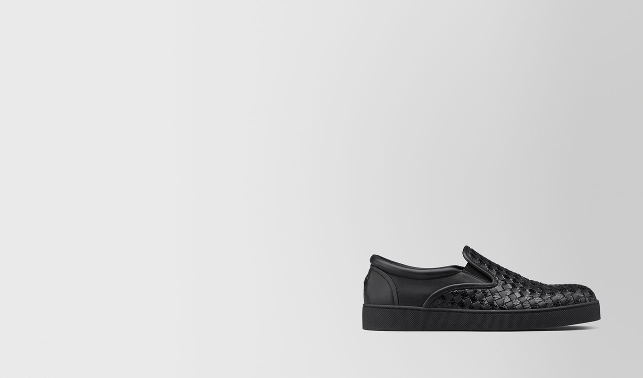 dodger sneaker in intrecciato nappa and ayers landing