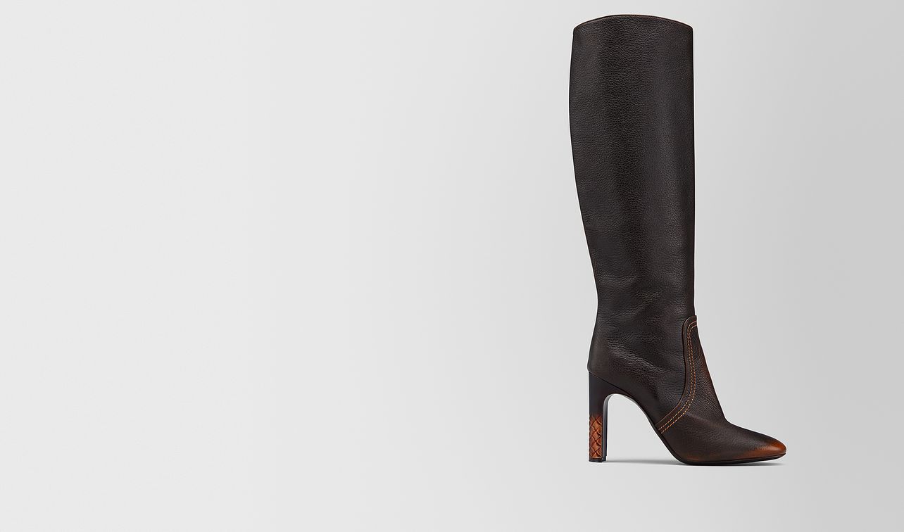 boots en cuir de veau landing