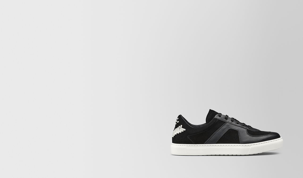 sneaker in calf and suede landing