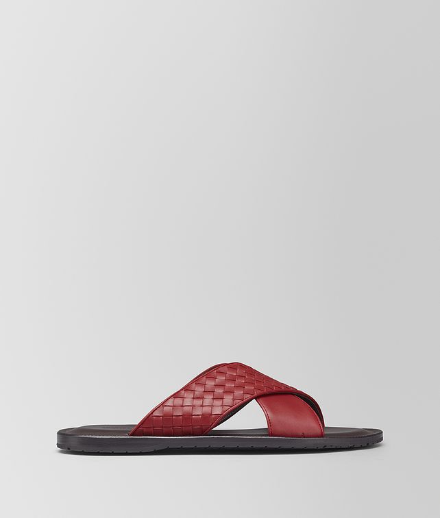 BOTTEGA VENETA SAPA CRISSCROSS SANDAL IN INTRECCIATO CALF Sandals Woman fp