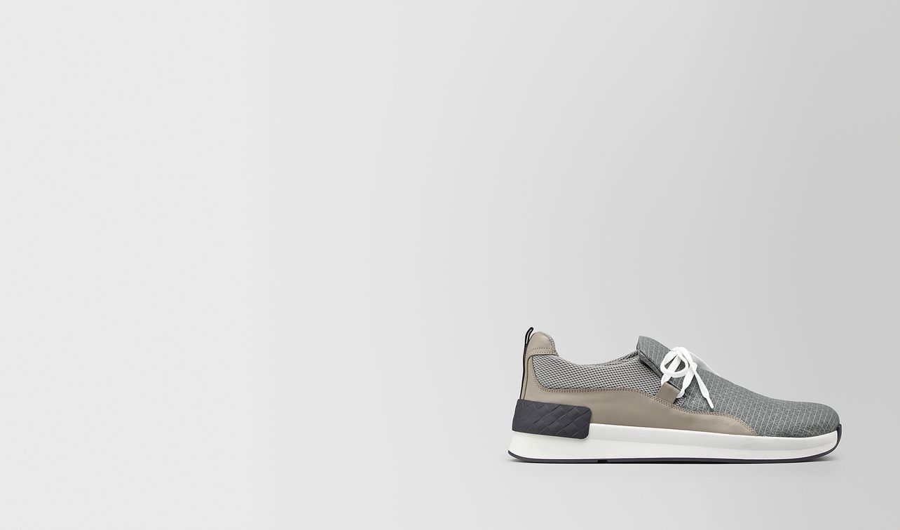 bv grand slip-on sneaker in fabric and calf leather landing