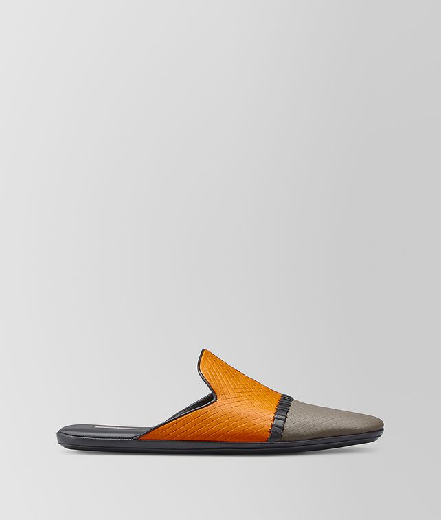BOTTEGA VENETA FIANDRA SLIPPER IN MICRO-INTRECCIATO EMBOSSED Slippers and Loafers Man fp