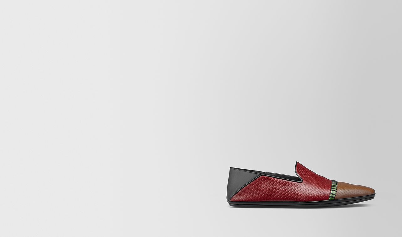 fiandra slipper in micro-intrecciato embossed landing