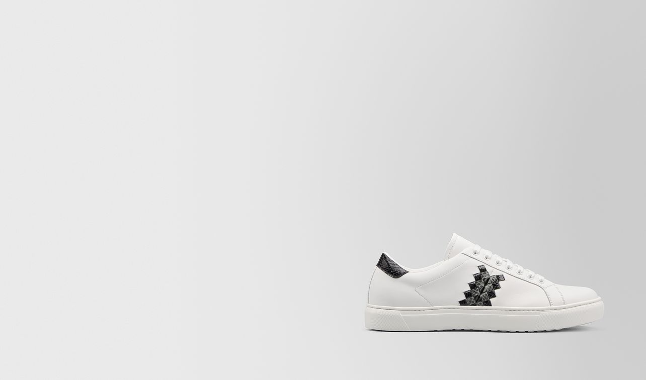 bv chequer sneaker in calf and ayers landing